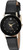 Armitron Women's  Diamond-Accented Leather Strap Watch:Black- 75/2447BLK