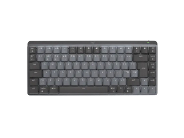 Logitech MX Mechanical Mini Minimalist Wireless Illuminated Keyboard - US INT'L - CLICKY - GRAPHITE Logitech MX Mechanical Mini Minimalist Wireless Illuminated Keyboard - US INT'L - CLICKY - GRAPHITE