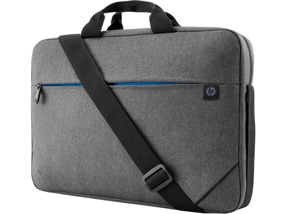 HP Prelude Topload Laptop Bag - Fits 15.6" Laptops - Durable Fabric w/Water-resistant Coating, Padded Compartment & Top-Zip Closure - Double Handles, Crossbody Strap & Luggage Pass-Through