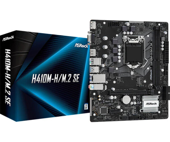 Asrock H410M-H/M.2 SE motherboard Intel® H370 LGA 1200 (Socket H5) micro ATX Asrock H410M-H/M.2 SE motherboard Intel® H370 LGA 1200 (Socket H5) micro ATX