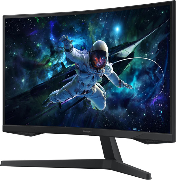 Samsung Gaming Monitor Odyssey G55C, 68 cm 27" LED VA, 2560 x 1440 WQHD, 165Hz 300 cd/m² 2500:1, AMD FreeSync Flicker-free technology LS27CG554EUXEN