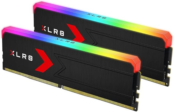 PNY XLR8 Gaming Epic-X RGB 16GB DDR5 RAM 6400MHz CL36-48-48-104 1.4V (XMP/Expo Compatible) Desktop Memory