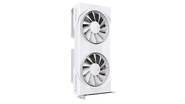XFX Swift AMD Radeon RX 9060 XT OC White Gaming Edition with 16GB GDDR6 HDMI 2xDP, AMD RDNA™ 4 (RX-96TSW16WQ)