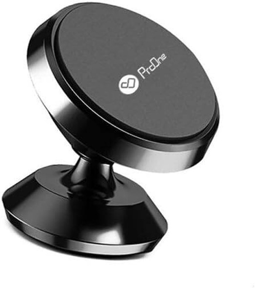 ProOne PHL1030 Holder - Adhesive Dashboard Mobile Holder - Black, Adjustable Car Phone Holder, Magnetic, 360 Rotation, Universal Compatibility