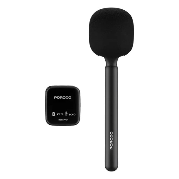 Porodo LFS133 Handheld Lavalier Microphone & Receiver
