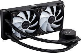 Cooler Master MLW-D24M-A18PA-R1 FN2429 MASTERLIQUID 240 Core II 9.4 inches (240 mm) Simple Water Cooling CPU Cooler ARGB, Black