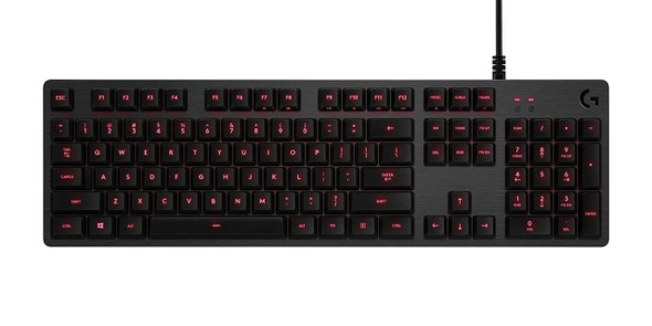 Logitech G413 Backlit Mechanical Gaming Keyboard with USB Passthrough – Carbon