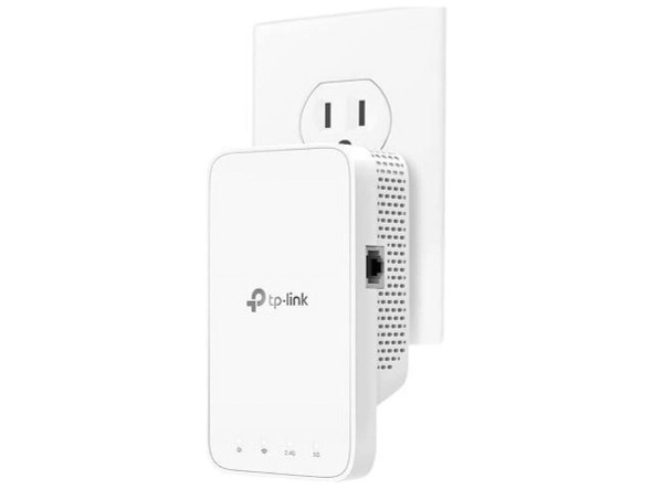 TP-Link AC1200 WiFi Range Extender (RE330), Covers Up to 1500 Sq.ft and 25 Devices, Dual Band Wireless Signal Booster, Internet Repeater, 1 Ethernet Port, White
