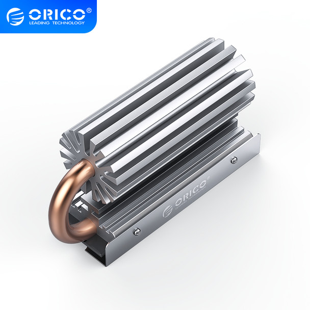 ORICO M.2 SSD Heatsink 75.5*24.8*43.3MM, Heat dissipation process: Double aluminum, heat pipe drainage type