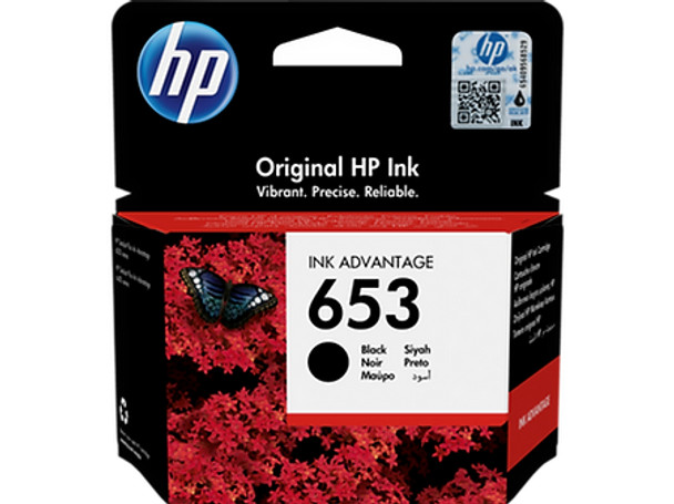 HP 653 Black Original Ink Cartridge
