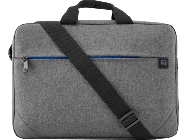 HP Prelude Topload Laptop Bag - Fits 15.6" Laptops - Durable Fabric w/Water-resistant Coating, Padded Compartment & Top-Zip Closure - Double Handles, Crossbody Strap & Luggage Pass-Through