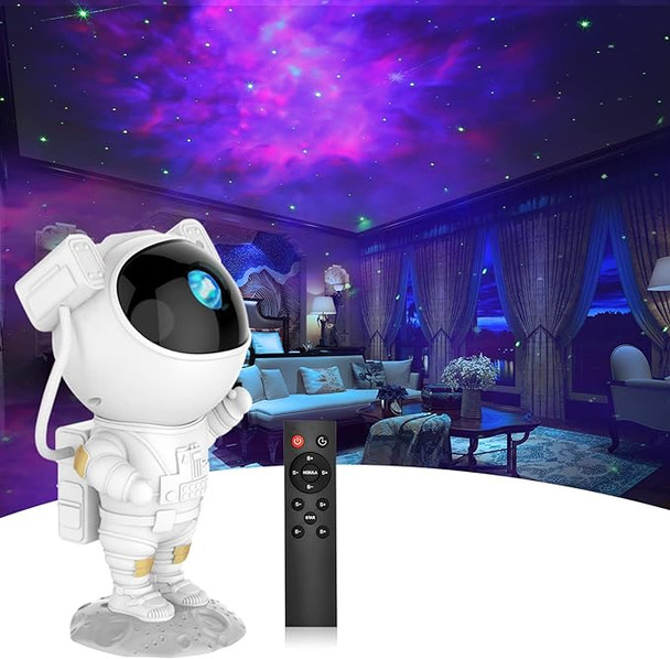 Astronaut Galaxy Projector Star Projector Galaxy Night Light Space Buddy Projector with Nebula and Remote Control for Bedroom -Big/Small