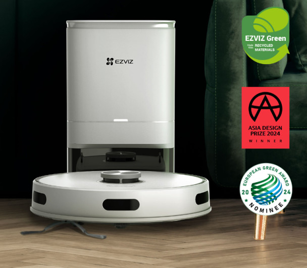 Robot Vacuum Cleaner Ezviz CS-RE4P-PWT2 Power 45 W, Approx. charging time 5 hours, Wireless