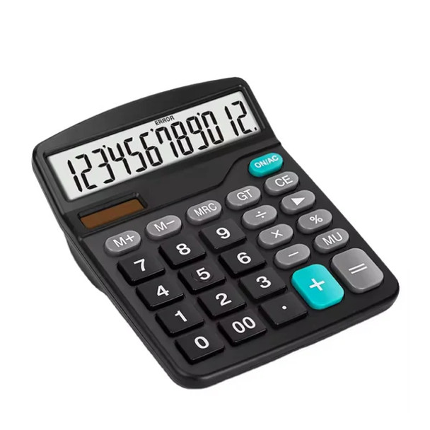 Electronic 12 Digit Calculator