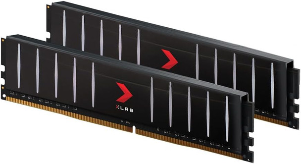 PNY XLR8 Gaming 16GB DDR4 DRAM 3600MHz (PC4-28800) CL18 1.35V Low Profile Dual Channel Desktop (DIMM) Memory Kit