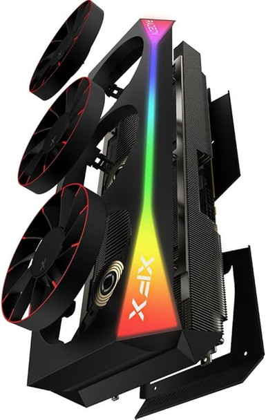 XFX Mercury AMD Radeon RX 9070XT OC Magnetic Air Edition with RGB 16GB GDDR6 HDMI 3xDP, AMD RDNA 4 RX-97TMARGB9