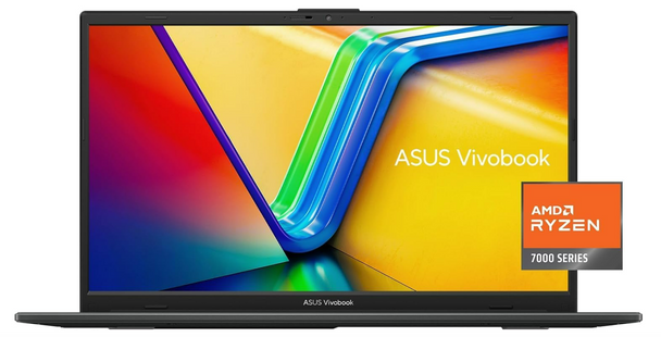 ASUS Vivobook Go 15.6" FHD Laptop, AMD Ryzen 3 7320U, 8GB, 256GB, Windows 11 Home, Mixed Black, E1504FA-AB34