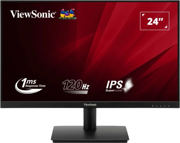 Viewsonic VA240A-H 24” Full HD 120Hz Monitor with Fast 1ms Response Time, SuperClear IPS panel, HDMI and VGA inputs - 3 YEARS WARRANTY