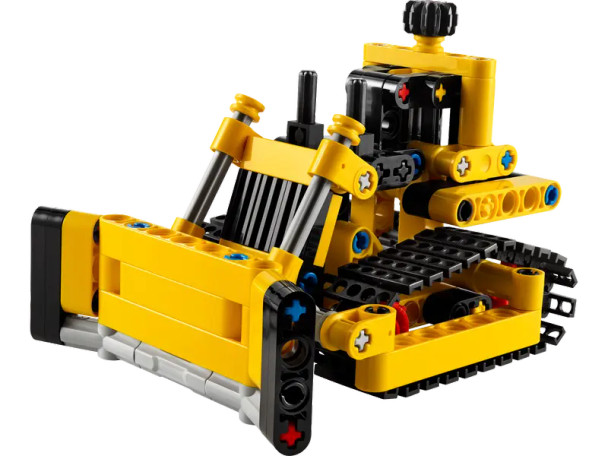 LEGO 42163 Technic Heavy-Duty Bulldozer Set, Construction Vehicle Toy