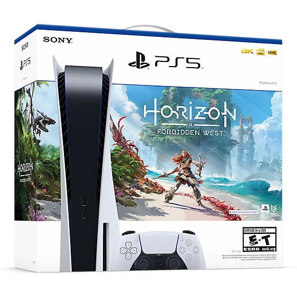 Sony PS5 PlayStation 5 Gaming Console (Disk Edition) Horizon Forbidden West