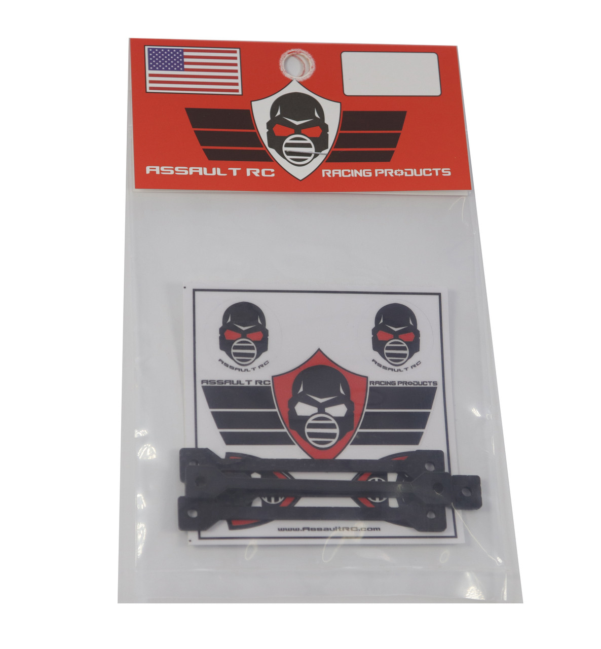 Assault RC "Flexi Brace" 3" Body Brace (Carbon) (4) Assault RC