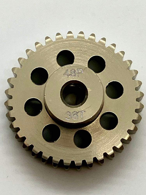 Assault RC Precision Aluminum Hardened 48P Pinion Gear (36T) (3mm Bore)