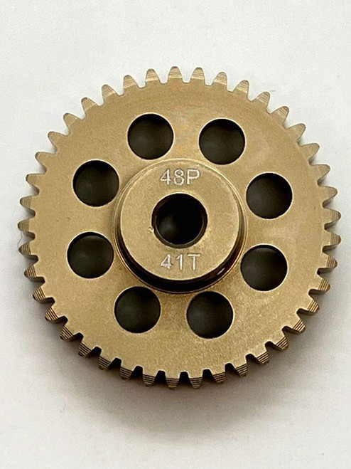Assault RC Precision Aluminum Hardened 48P Pinion Gear (41T) (3mm Bore)
