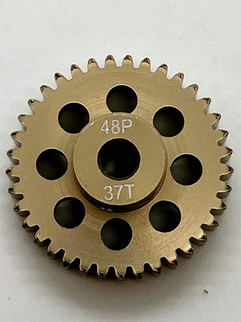 Assault RC Precision Aluminum Hardened 48P Pinion Gear (37T) (3mm Bore)