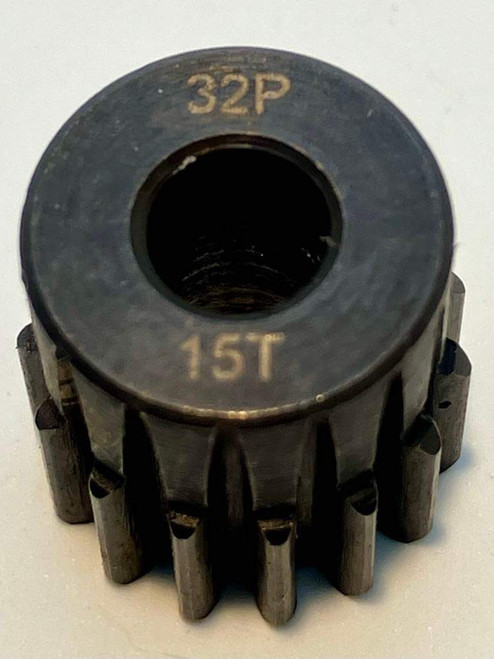 Assault RC Precision Hardened Steel 32P Pinion Gear (15T) (5mm Bore)