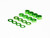 Assault RC Revolver M3 Ball Stud Washer Set (Green) (16) Assault RC Revolver M3 Ball Stud Washer Set (Green) (16)