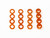 Assault RC Revolver M3 Ball Stud Washer Set (Orange) (16) Assault RC Revolver M3 Ball Stud Washer Set (Orange) (16)
