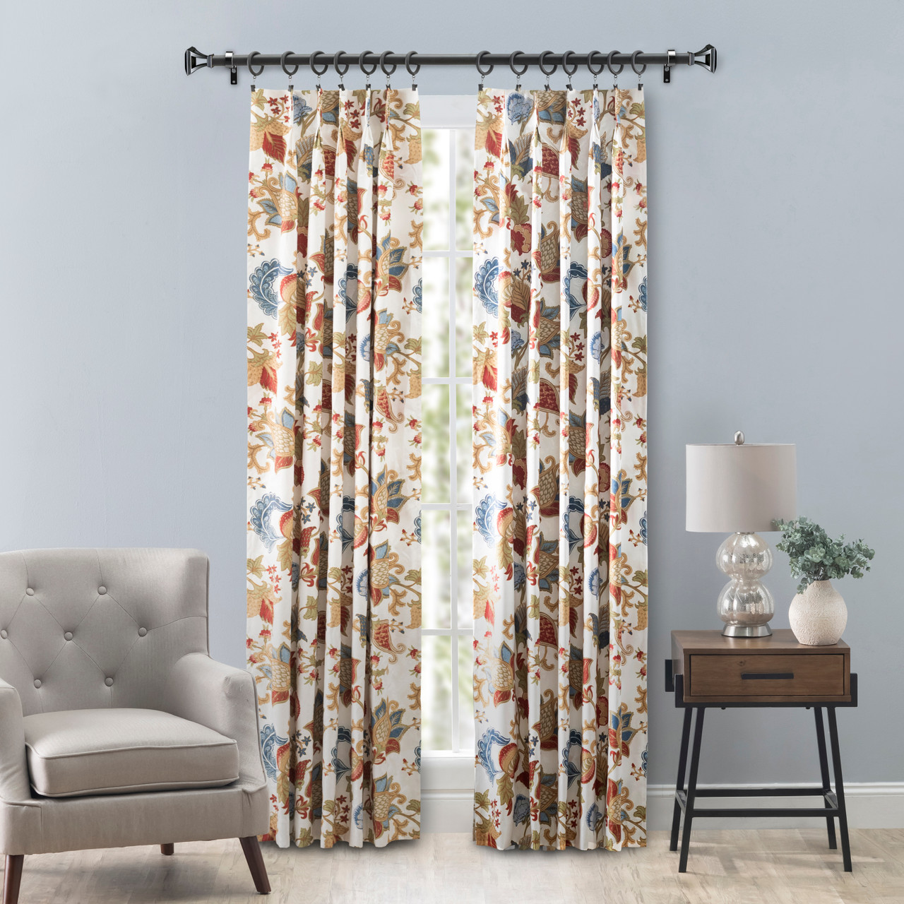 CAMBRIDGE - PAIR OF PINCH PLEATED DRAPES