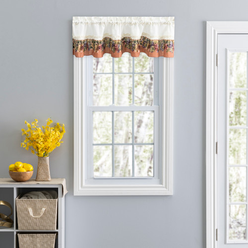 TUSCAN HILLS - RUFFLED VALANCE