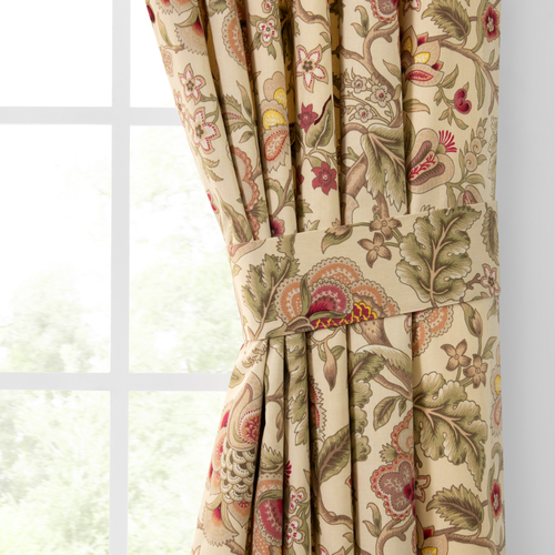REGENCY - PAIR OF TAILORED PANELS WITH TIEBACKS