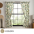 BRISSAC - PAIR OF 63" TAILORED PANELS WITH TIEBACKS