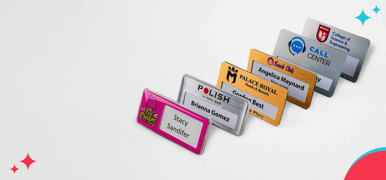 Reusable Name Badges
