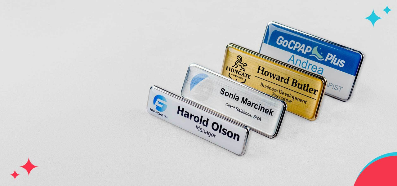 Metal Name Badges