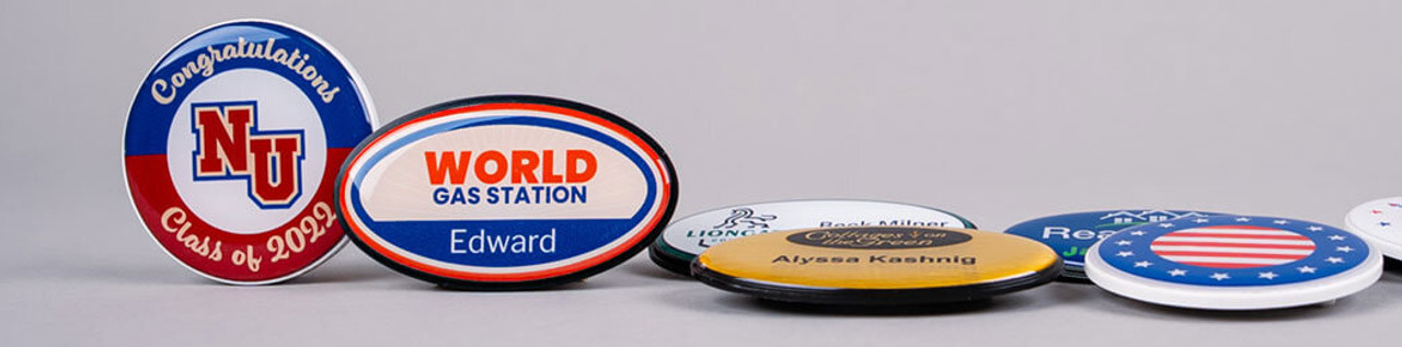 Oval & Circle Name Badges