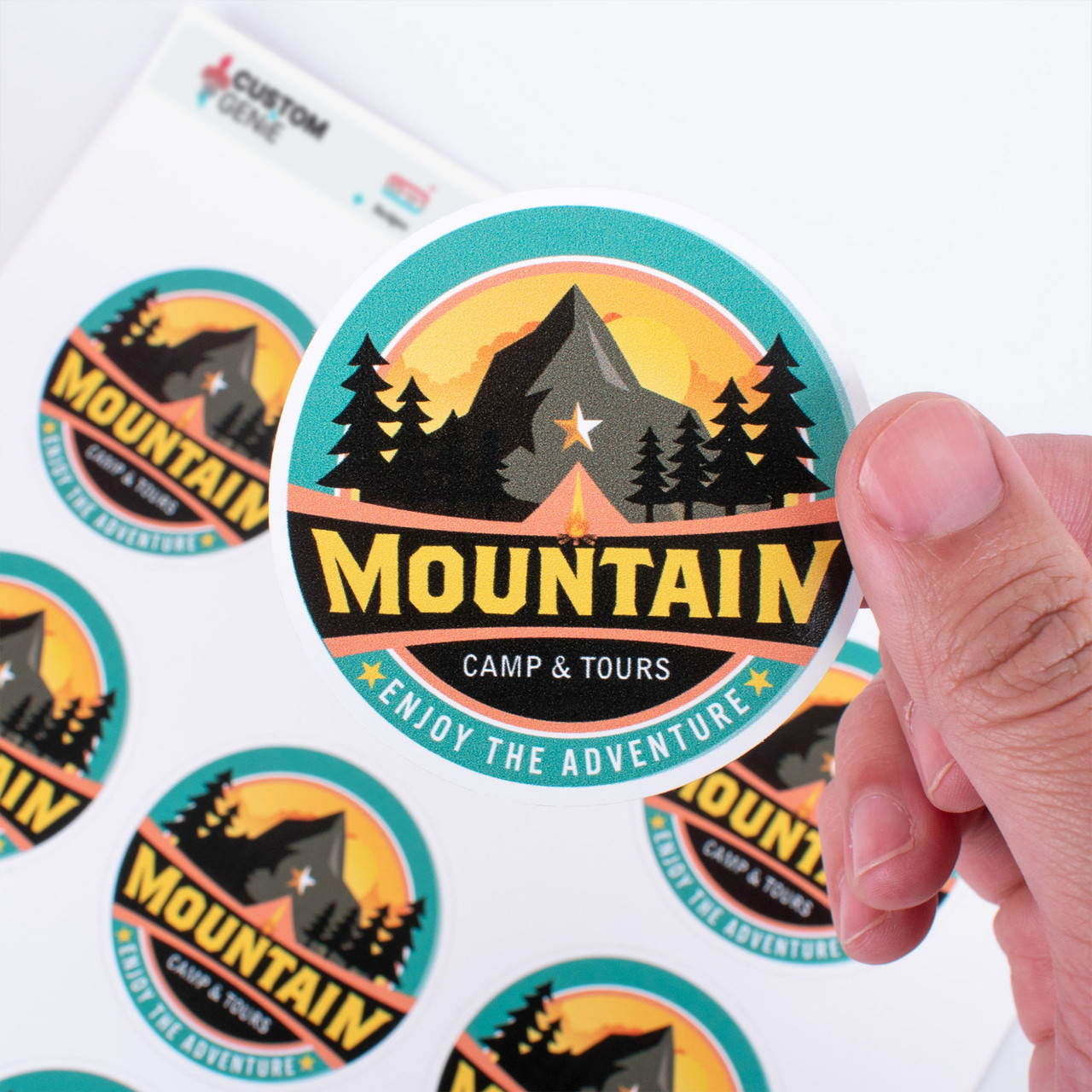 Custom Matte Stickers | No Minimum Order | Custom Genie