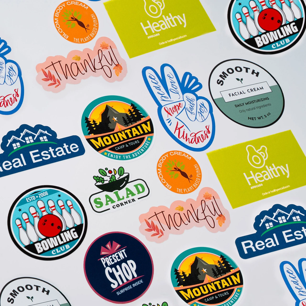 Custom Matte Stickers | No Minimum Order | Custom Genie