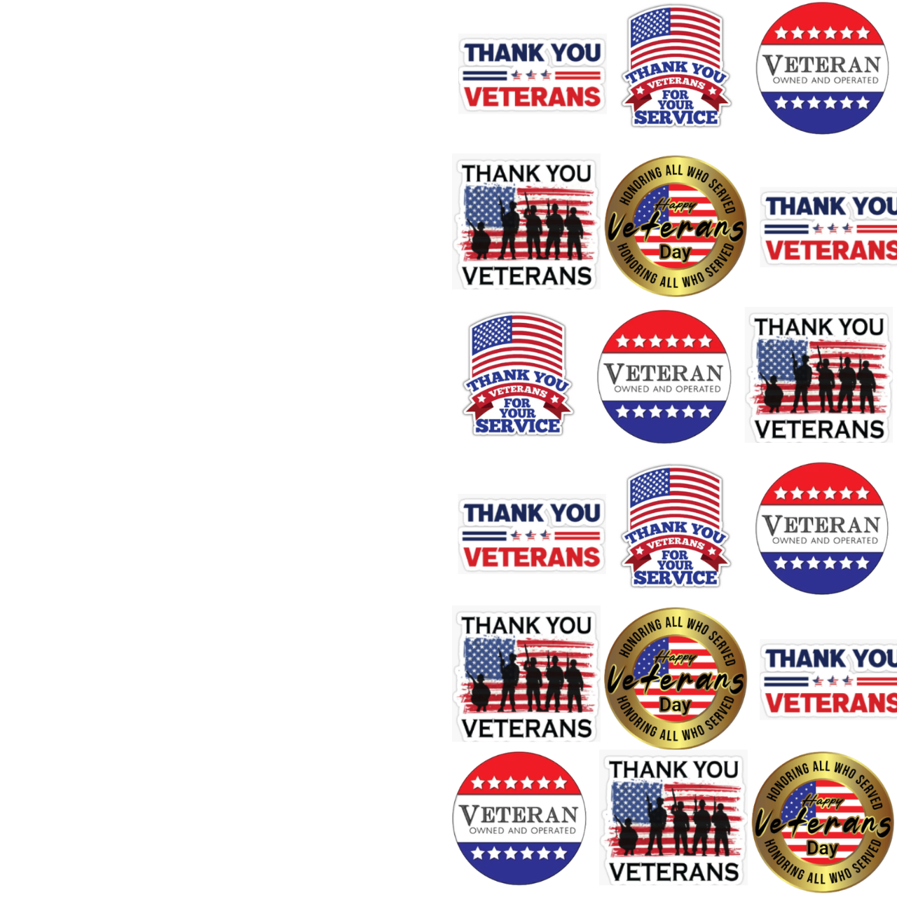 Veterans Day Stickers