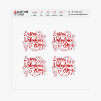Happy Valentines Day!  (9 Stickers)