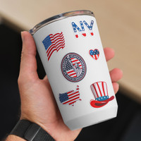 USA Patriotic Assortment (31 Stickers)