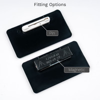 Chalkboard Name Badge (2 15/16" x 1 9/16")