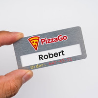 Metal Reusable Name Badge