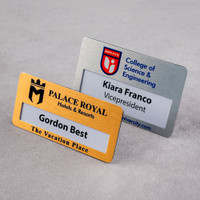 Metal Reusable Name Badge