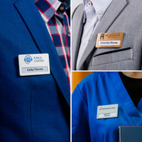 Metal Reusable Name Badge