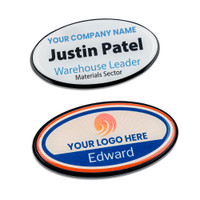 Oval Name Badge
