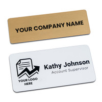 Engraved Plastic Name Badge