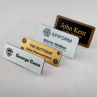 Engraved Plastic Name Badge